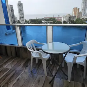 Aparta-estudio De Lujo Piso 12 Frente A La Playa , Cartagena Colombia